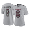 Parkc A.Cardinals #6 James Conner Player Gray Fashion Home Game Stitched Jerseys