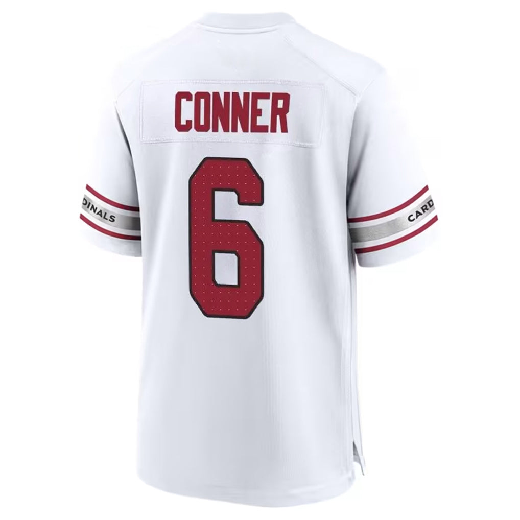 Parkc A.Cardinals #6 James Conner Player White Home Game Stitched Jerseys