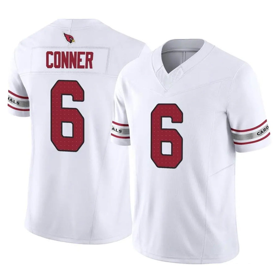 Parkc A.Cardinals #6 James Conner Player White Vapor F.U.S.E. Limited Home Game Stitched Jerseys