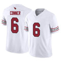 Parkc A.Cardinals #6 James Conner Player White Vapor F.U.S.E. Limited Home Game Stitched Jerseys