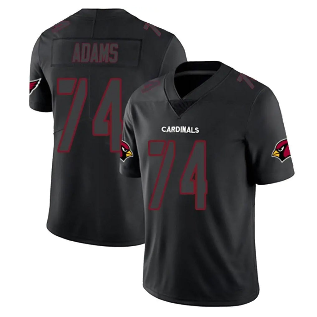 Parkc A.Cardinals #74 Isaiah Adams Player Black Impact Limited Home Game Stitched Jerseys