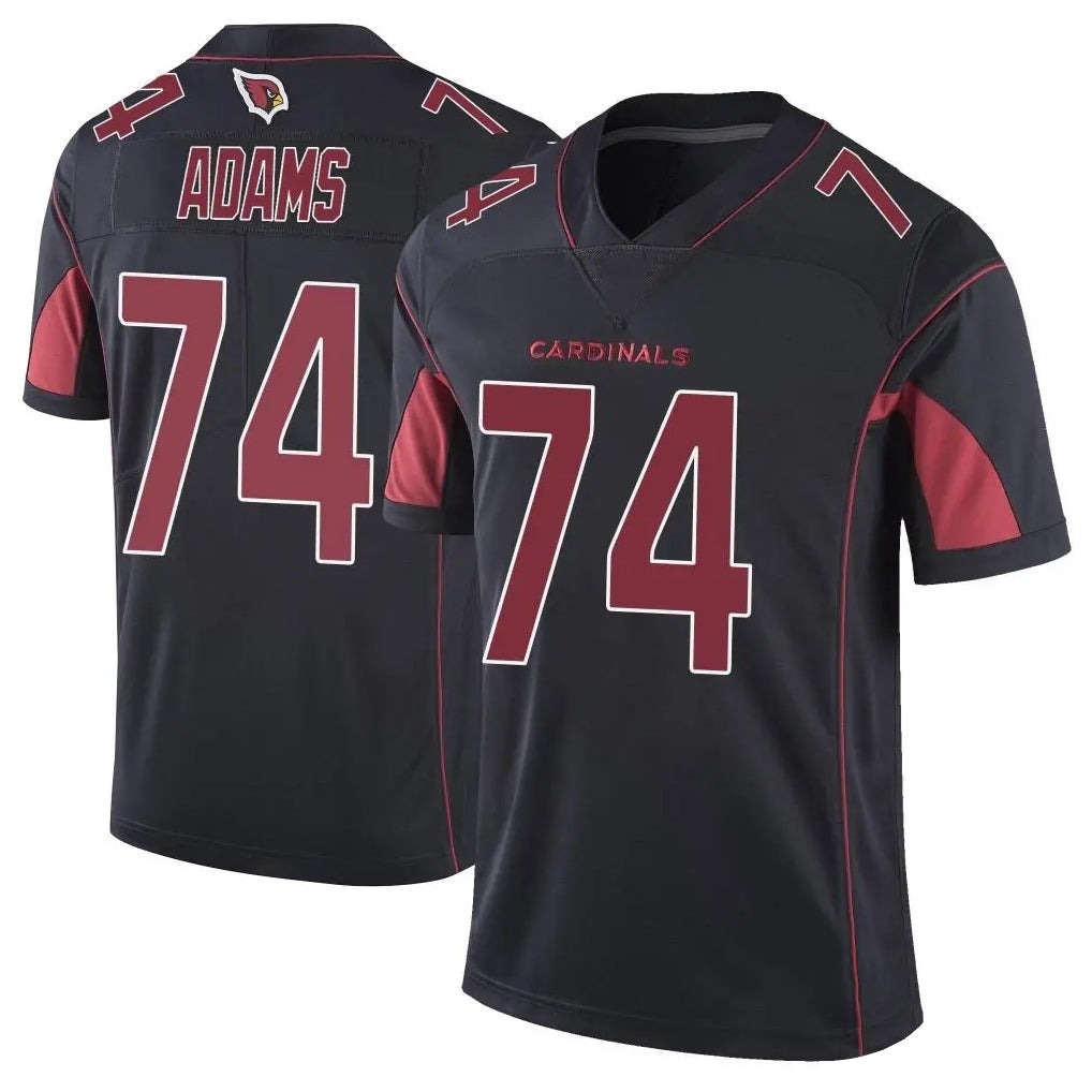 Parkc A.Cardinals #74 Isaiah Adams Player Black Limited Elite Home Game Stitched Jerseys