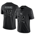 Parkc A.Cardinals #74 Isaiah Adams Player Black RFLCTV Limited Stitched Jerseys