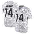 Parkc A.Cardinals #74 Isaiah Adams Player Camo Salute to Service Limited Home Stitched Jerseys