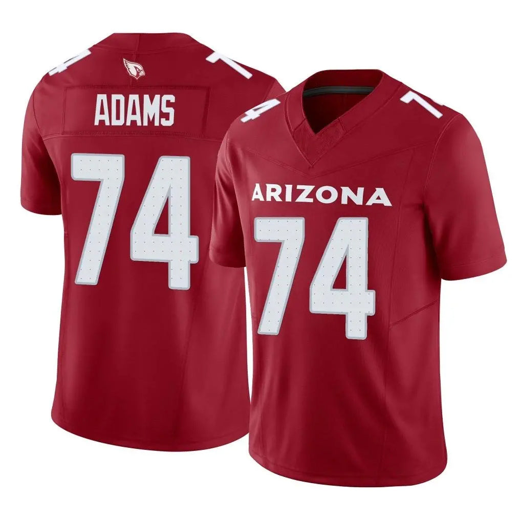 Parkc A.Cardinals #74 Isaiah Adams Player Cardinal Vapor F.U.S.E. Limited Home Game Stitched Jerseys