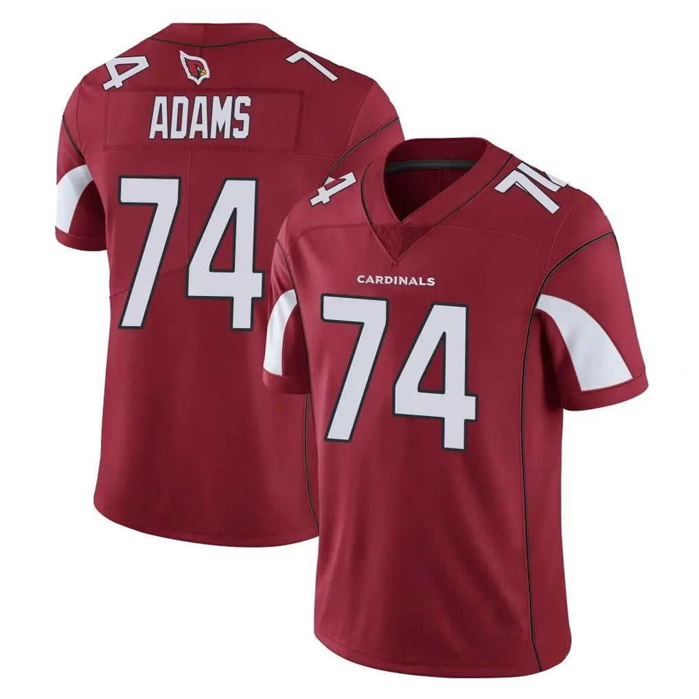 Parkc A.Cardinals #74 Isaiah Adams Player Cardinal Vapor Limited Home Game  Stitched Jerseys