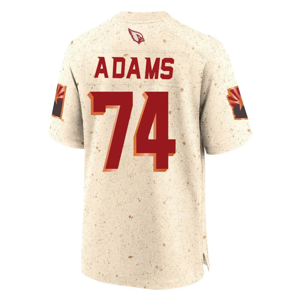 Parkc A.Cardinals #74 Isaiah Adams Player Cream Rivalries Collection Game Stitched Jerseys