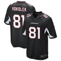Parkc A.Cardinals #81 Travis Vokolek Player Black Game Stitched Jerseys