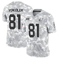 Parkc A.Cardinals #81 Travis Vokolek Player Camo Salute to Service Limited Stitched Stitched Jerseys