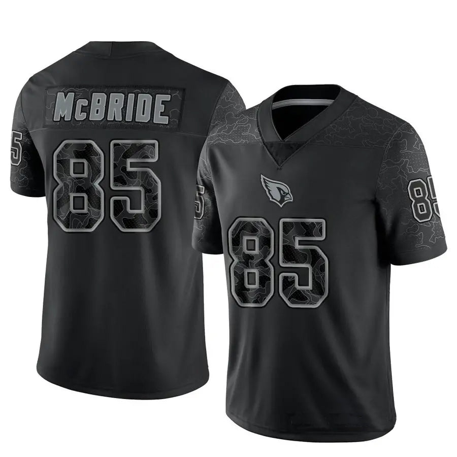 Parkc A.Cardinals #85 Trey McBride Player Black RFLCTV Limited Stitched Jerseys