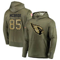 Parkc A.Cardinals #85 Trey McBride Player Olive Salute to Service Limited Hoodies Stitched Jerseys