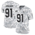 Parkc A.Cardinals #91 L.J. Collier Player Camo Salute to Service Limited Stitched Jerseys