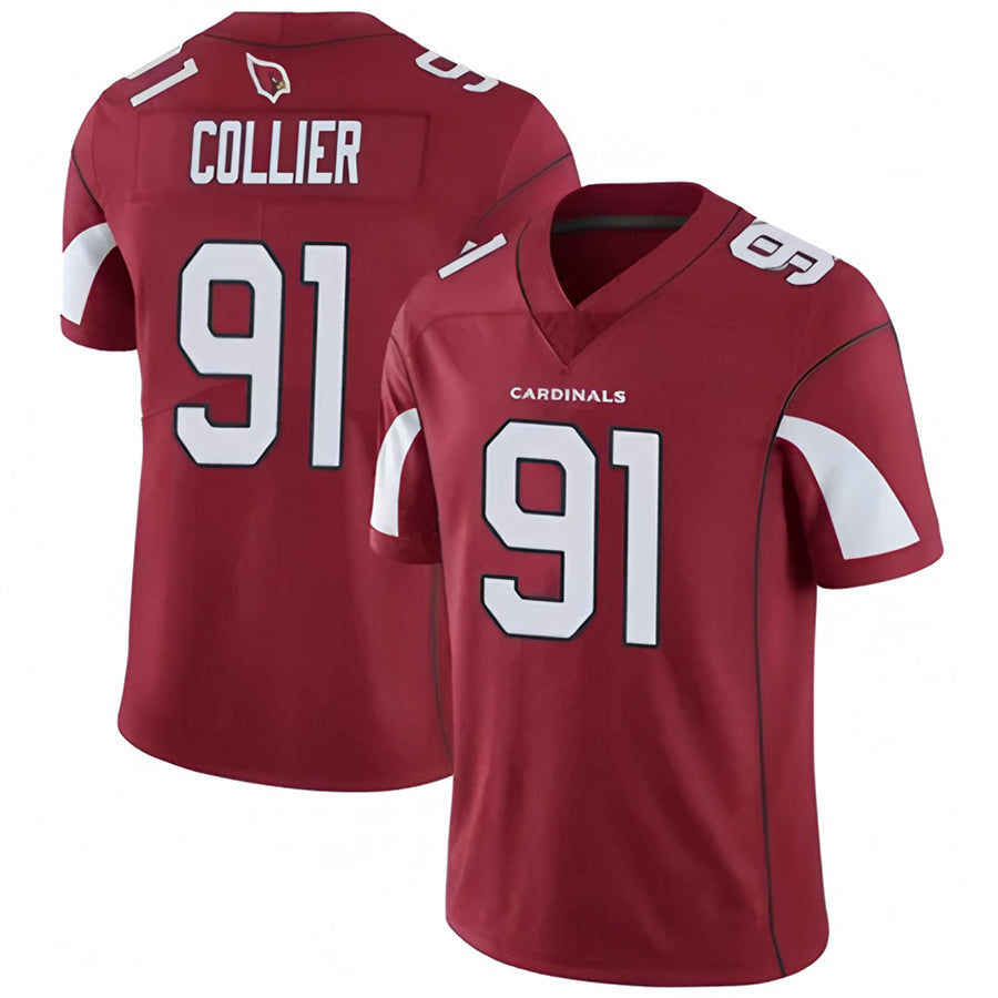 Parkc A.Cardinals #91 L.J. Collier Player Cardinal Vapor Untouchable Limited Stitched Jerseys