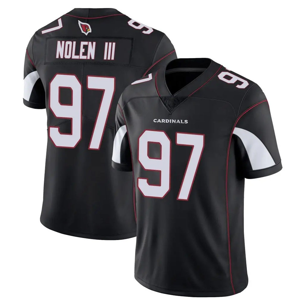 Parkc A.Cardinals #97 Walter Nolen III Player Black Vapor Limited Home Game Stitched Jerseys