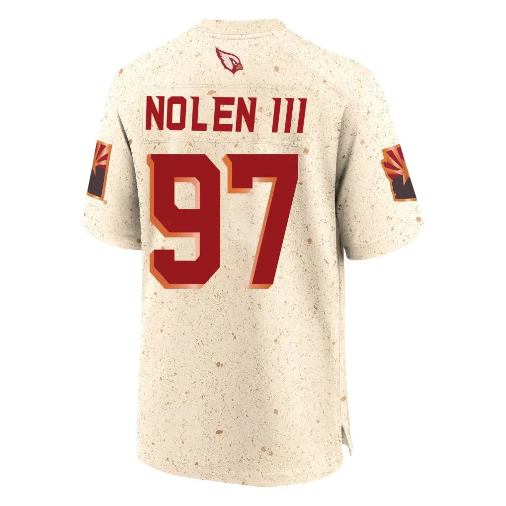 Parkc A.Cardinals #97 Walter Nolen III Player Cream Rivalries Collection Game Stitched Jerseys