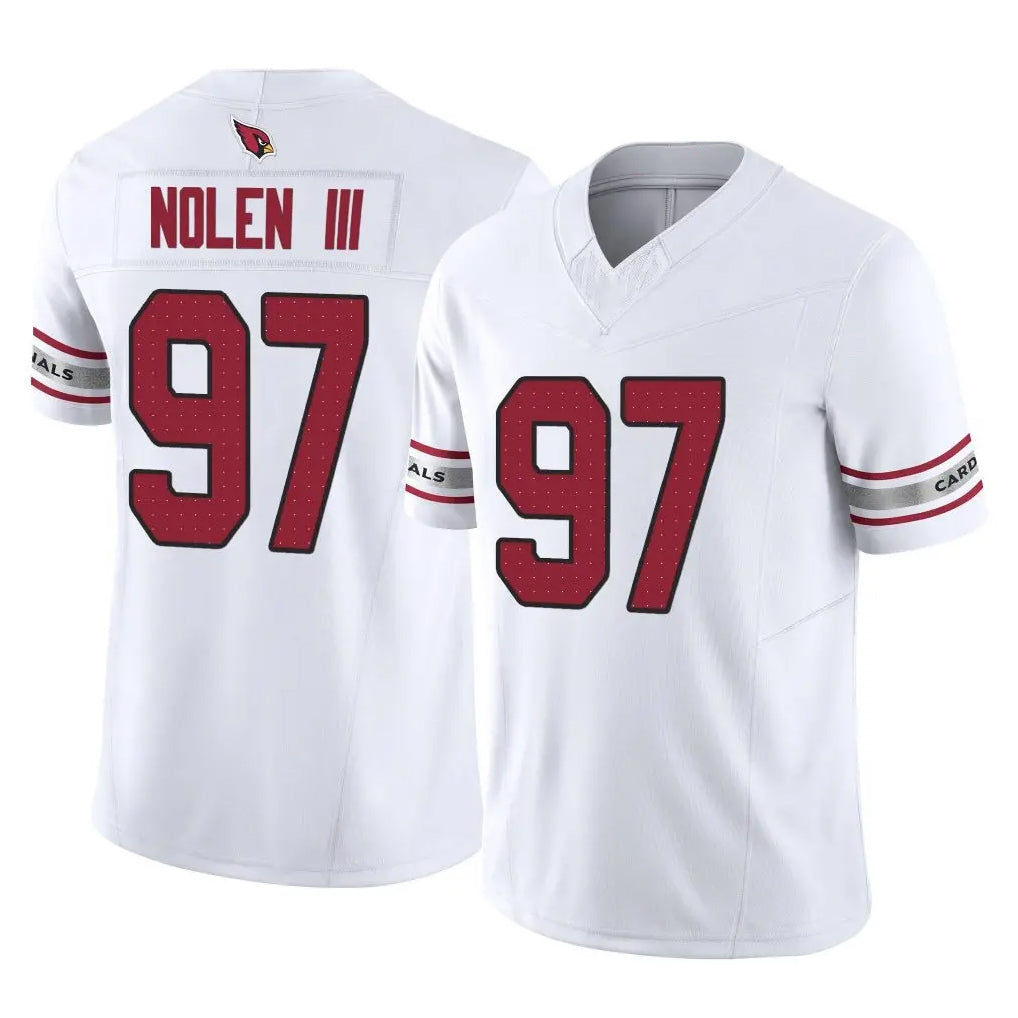 Parkc A.Cardinals #97 Walter Nolen III Player White Vapor F.U.S.E. Limited Home Game Stitched Jerseys
