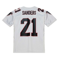 Parkc A.Falcons 1991 #21 Deion Sanders Mitchell & Ness White Authentic Throwback Retired Player Stitched Puhic Jersey