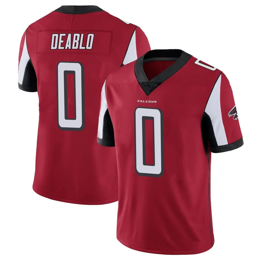 Parkc A.Falcons #0 Divine Deablo Player Red Color Vapor Untouchable Limited Home Game Stitched Jerseys
