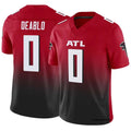 Parkc A.Falcons #0 Divine Deablo Player Red Vapor F.U.S.E. Limited Home Game Stitched Jerseys