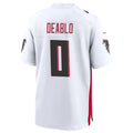 Parkc A.Falcons #0 Divine Deablo Player White Home Game Stitched Jerseys