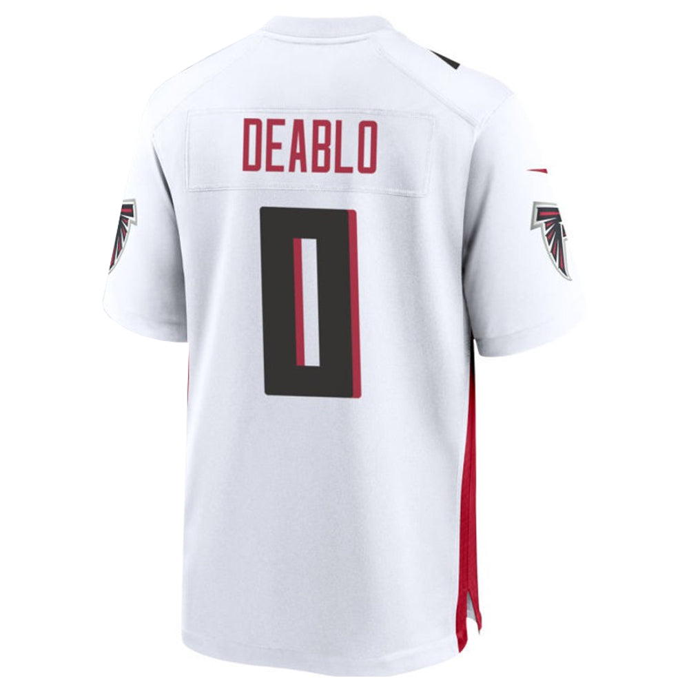 Parkc A.Falcons #0 Divine Deablo Player White Home Game Stitched Jerseys