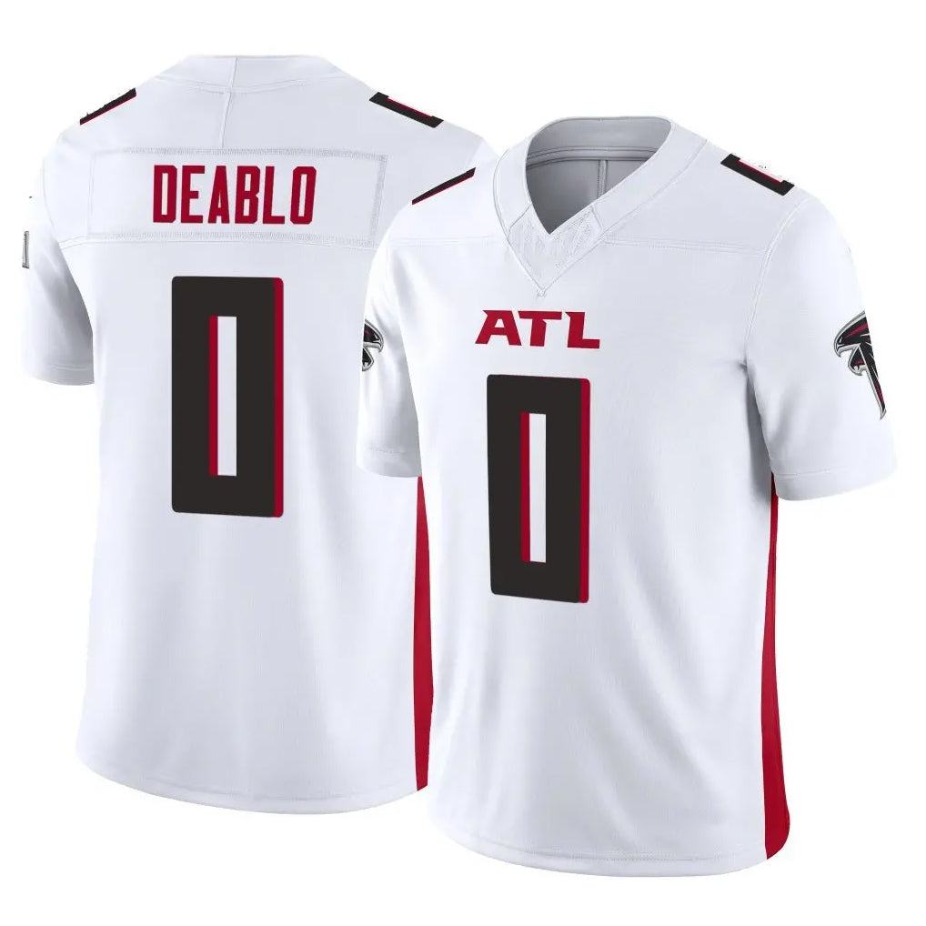 Parkc A.Falcons #0 Divine Deablo Player White Vapor F.U.S.E. Limited Home Game Stitched Jerseys