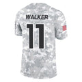 Parkc A.Falcons #11 Jalon Walker Player Arctic Camo Salute to Service Limited Stitched Jerseys