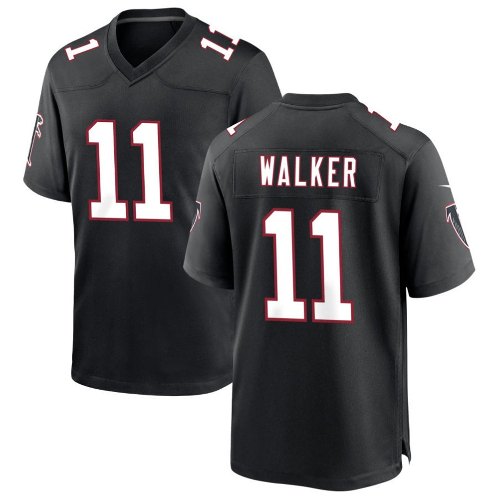 Parkc A.Falcons #11 Jalon Walker Player Black Throwback Game Stitched Jerseys