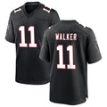 Parkc A.Falcons #11 Jalon Walker Player Black Throwback Game Stitched Jerseys