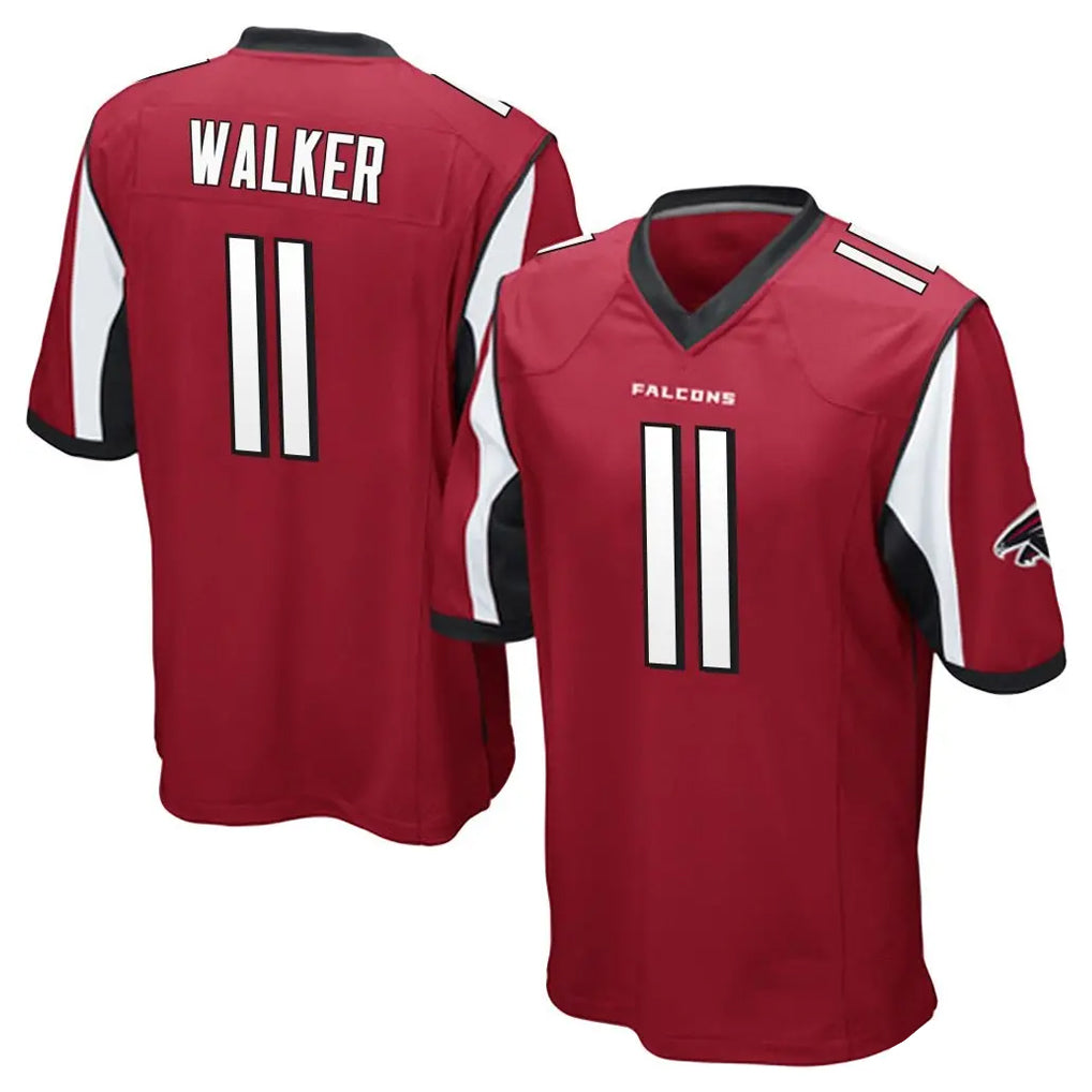 Parkc A.Falcons #11 Jalon Walker Player Red Color Vapor Home Game Stitched Jerseys