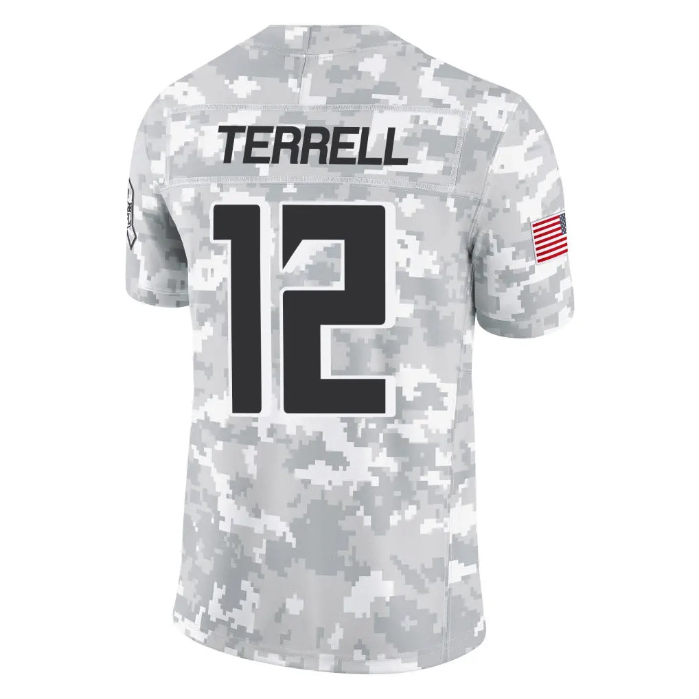 Parkc A.Falcons #12 Avieon Terrell Player Arctic Camo Salute to Service Limited Stitched Jerseys