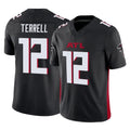 Parkc A.Falcons #12 Avieon Terrell Player Black Alternate Vapor F.U.S.E. Limited Stitched Jerseys