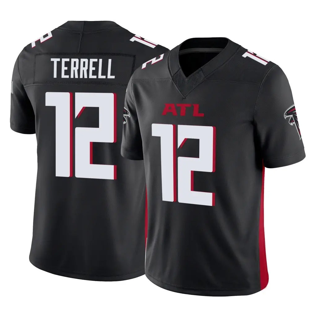 Parkc A.Falcons #12 Avieon Terrell Player Black Alternate Vapor F.U.S.E. Limited Stitched Jerseys