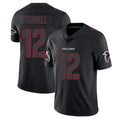 Parkc A.Falcons #12 Avieon Terrell Player Black Impact Limited Game Stitched Jerseys