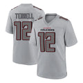 Parkc A.Falcons #12 Avieon Terrell Player Gray Fashion Home Game Stitched Jerseys