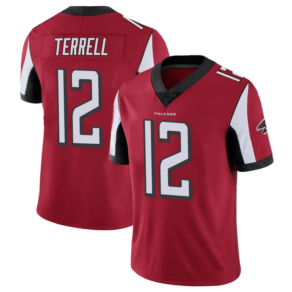 Parkc A.Falcons #12 Avieon Terrell Player Red Color Vapor Untouchable Limited Home Game Stitched Jerseys