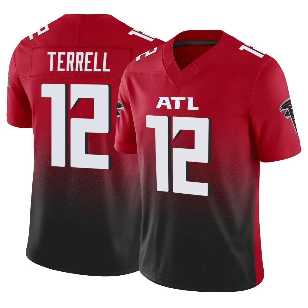 Parkc A.Falcons #12 Avieon Terrell Player Red Vapor F.U.S.E. Limited Stitched Jerseys