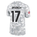 Parkc A.Falcons #17 Zachariah Branch Player Arctic Camo Salute to Service Limited Stitched Jerseys