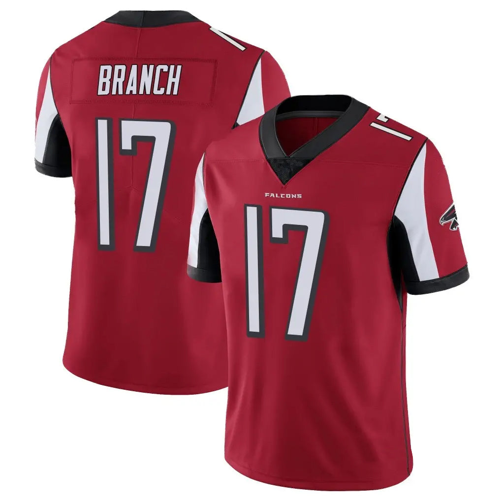 Parkc A.Falcons #17 Zachariah Branch Player Red Color Vapor Untouchable Limited Home Game Stitched Jerseys