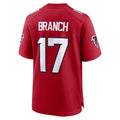 Parkc A.Falcons #17 Zachariah Branch Player Red Home Game Stitched Jerseys