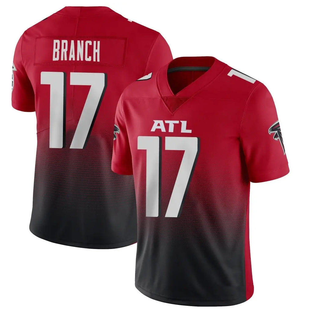 Parkc A.Falcons #17 Zachariah Branch Player Red Vapor Untouchable Limited Home Game Stitched Jerseys
