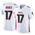Parkc A.Falcons #17 Zachariah Branch Player White Vapor F.U.S.E. Limited Stitched Jerseys