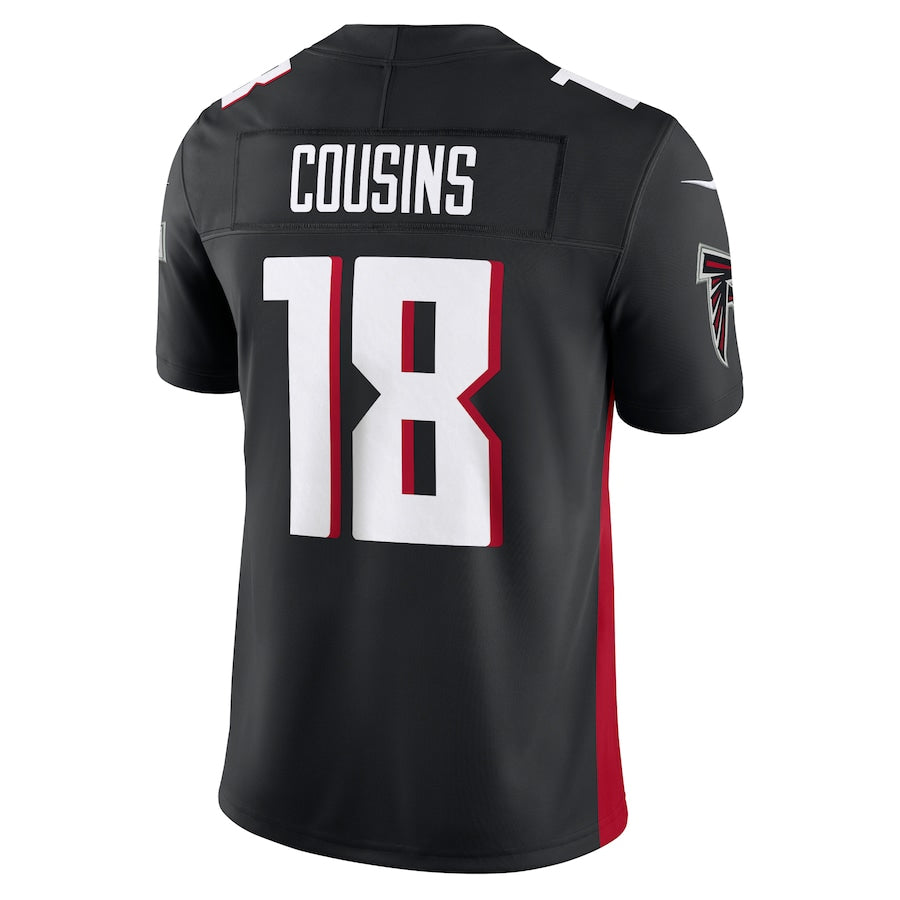 Parkc A.Falcons #18 Kirk Cousins Player Black Vapor F.U.S.E. Limited Stitched Jerseys