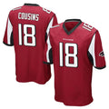 Parkc A.Falcons #18 Kirk Cousins Player Red Color Vapor Home Game Stitched Jerseys