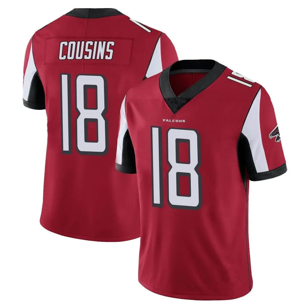 Parkc A.Falcons #18 Kirk Cousins Player Red Color Vapor Untouchable Limited Home Game Stitched Jerseys