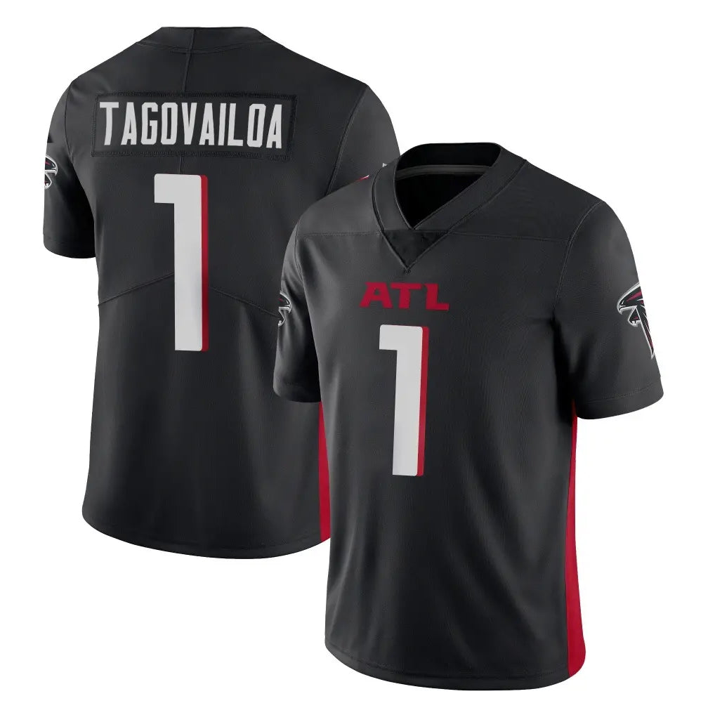Parkc A.Falcons #1 Tua Tagovailoa Player Black Vapor Untouchable Limited Home Game Stitched Jerseys
