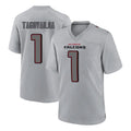 Parkc A.Falcons #1 Tua Tagovailoa Player Gray Fashion Home Game Stitched Jerseys
