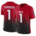 Parkc A.Falcons #1 Tua Tagovailoa Player Red Vapor F.U.S.E. Limited Home Game Stitched Jerseys