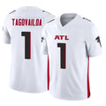 Parkc A.Falcons #1 Tua Tagovailoa Player White Vapor F.U.S.E. Limited Home Game Stitched Jerseys