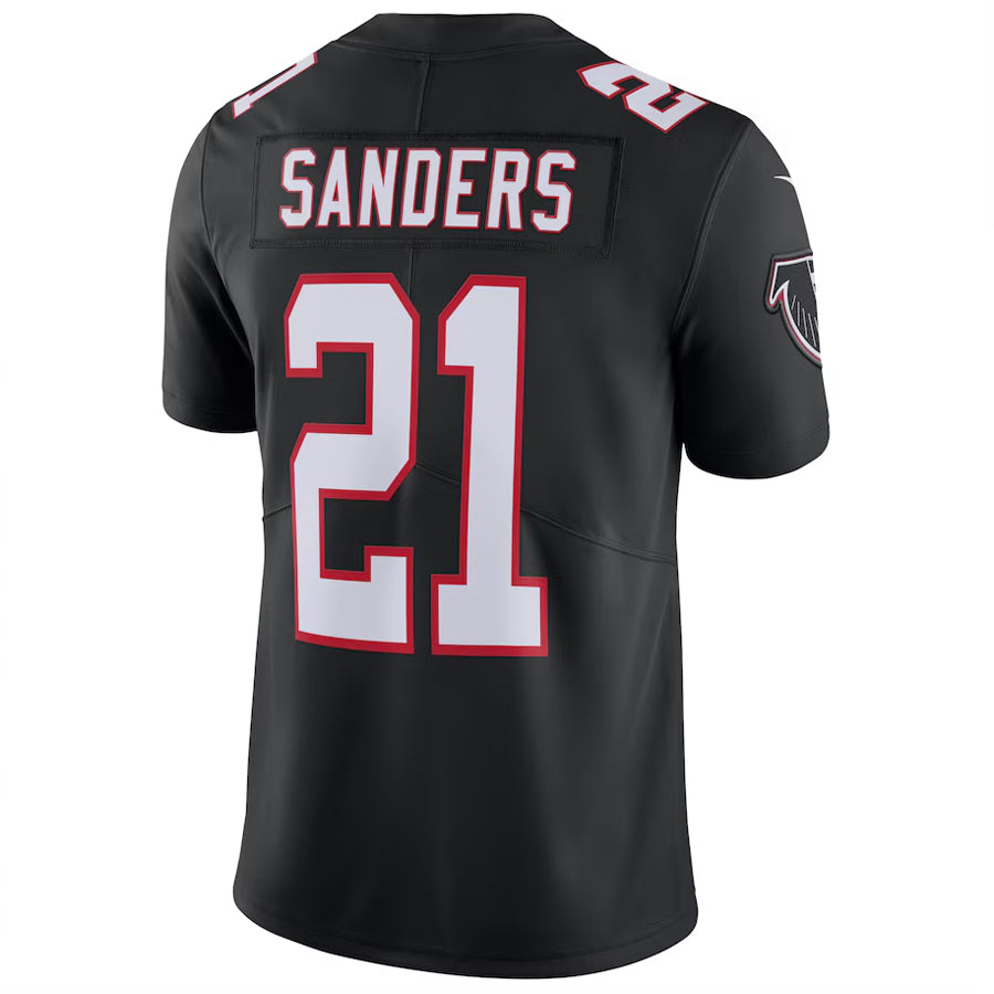 Parkc A.Falcons #21 Deion Sanders Player Black Limited Game Stitched Jerseys